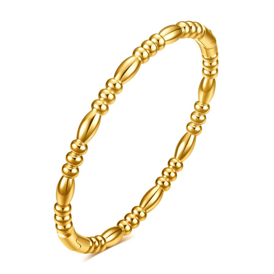 18K gold plated Stainless steel bracelet, Dubbai Gold Affordable Fashion