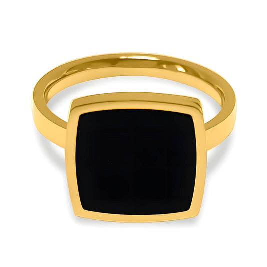 18K gold plated Stainless steel finger ring, Dubbai Gold Affordable Fashion