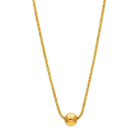 18K gold plated Stainless steel necklace, Dubbai Gold Affordable Fashion